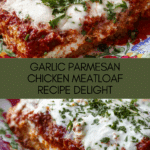 Garlic Parmesan Chicken Meatloaves Recipe