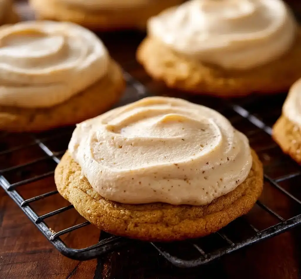 Pumpkin Cookies with Cinnamon Cream Cheese Frosting Recipe