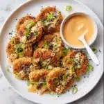 Asian-style Tuna Cakes with Spicy Mayo Recipe