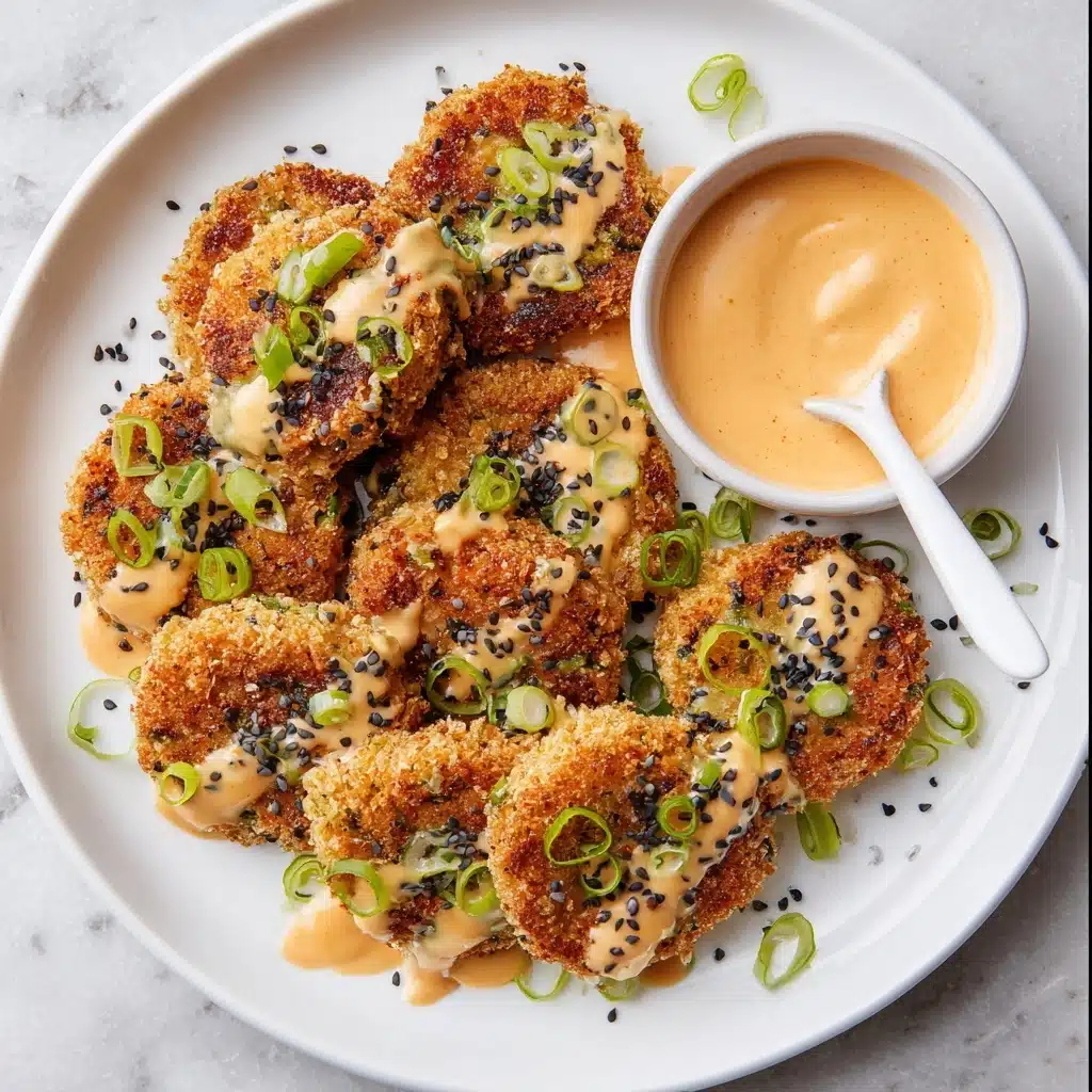 Asian-style Tuna Cakes with Spicy Mayo Recipe