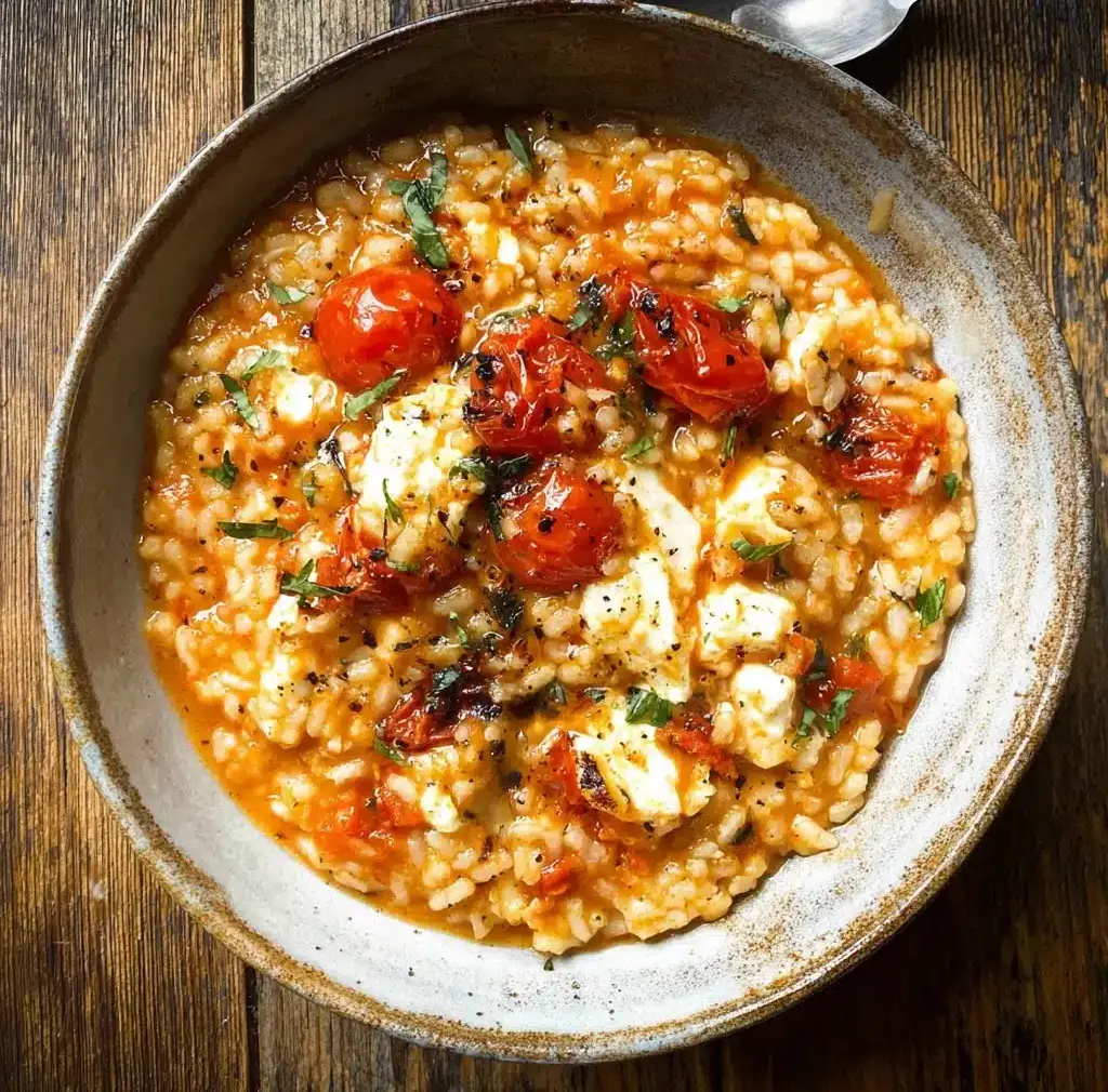 Tomato Mozzarella Risotto Recipe