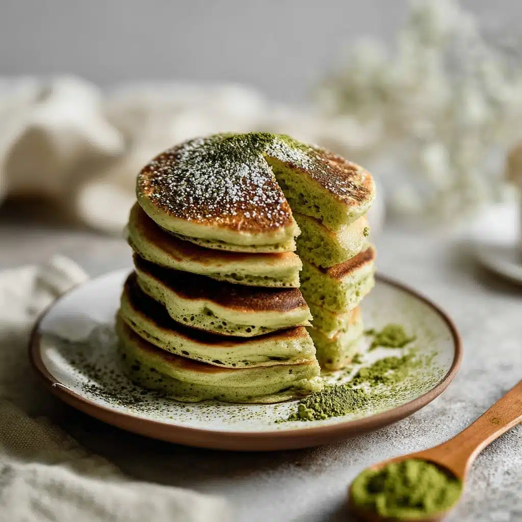 Matcha Powder Pancakes Recipe - Recipe Image