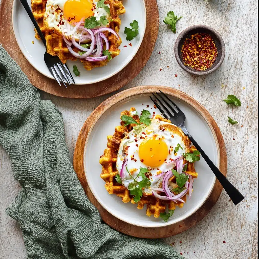 Cheesy Hash Brown Waffles Recipe