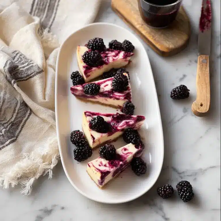 Blackberry Cheesecake Brownies Recipe