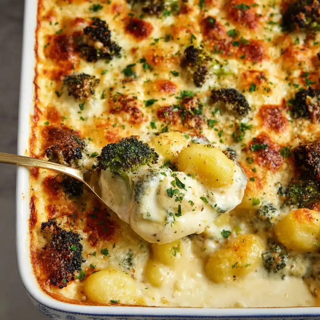 Cheesy Baked Gnocchi (with Broccoli) Recipe