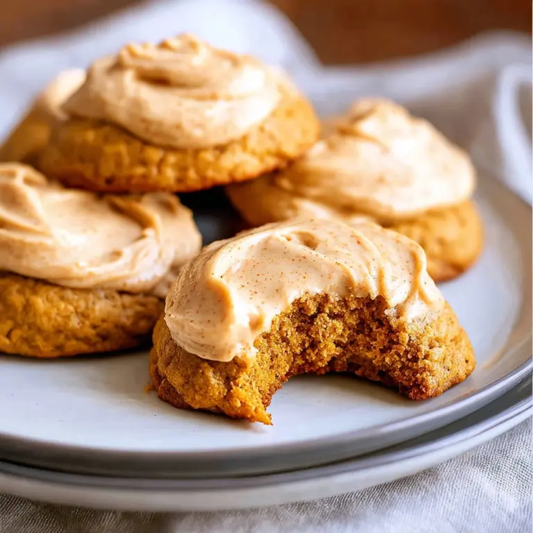 Pumpkin Cookies with Cinnamon Cream Cheese Frosting Recipe