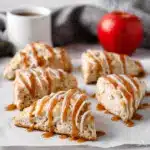 Salted Caramel Apple Cinnamon Scones Recipe