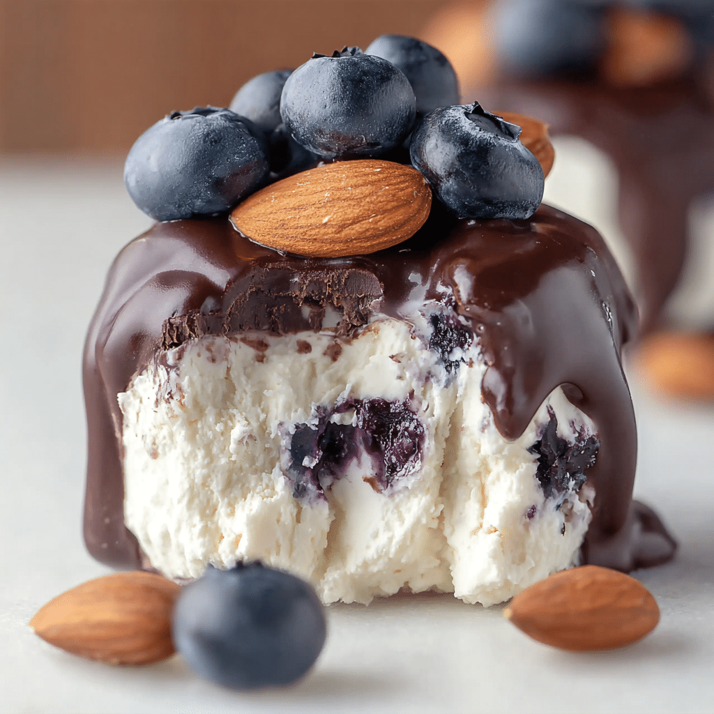 Wholesome Frozen Blueberry Yogurt Clusters Recipe - Recipe Image