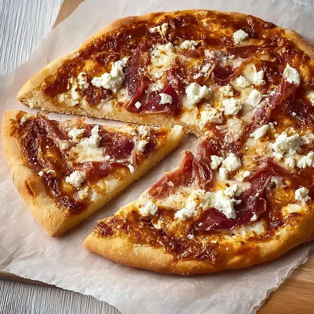Simple Fig Pizza with Goat Cheese and Prosciutto Recipe - Recipe Image