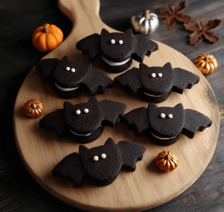 Oreo Style Bat Cookies Recipe