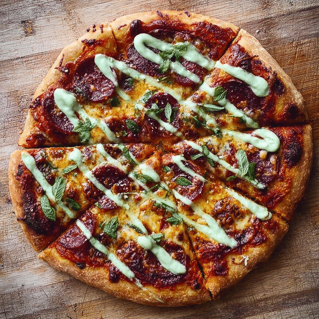 Spicy Jalapeño Ranch Pizza Recipe - Recipe Image