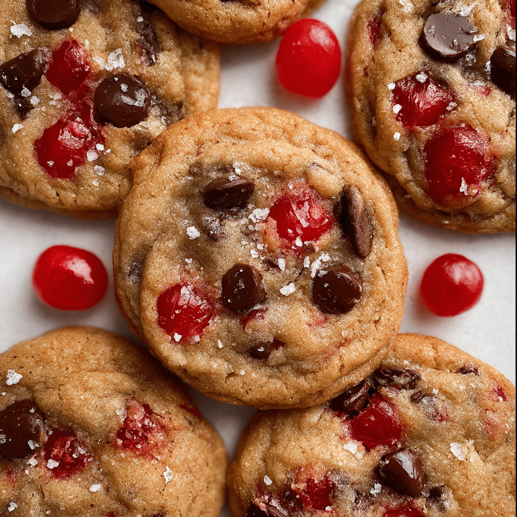 Maraschino Cherry Chocolate Chip Cookies Recipe - Recipe Image