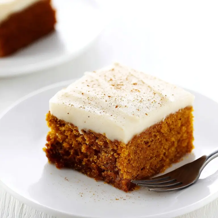 Pumpkin Bars with Cream Cheese Frosting Recipe