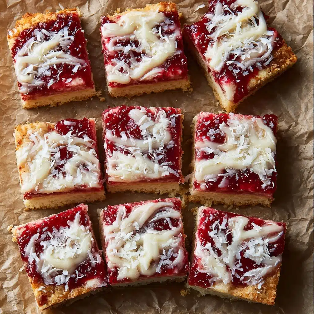 Raspberry Coconut Bars Recipe