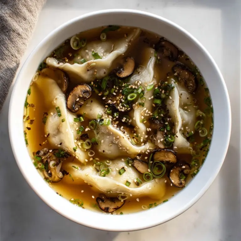 Embarrassingly Easy Potsticker Soup Recipe