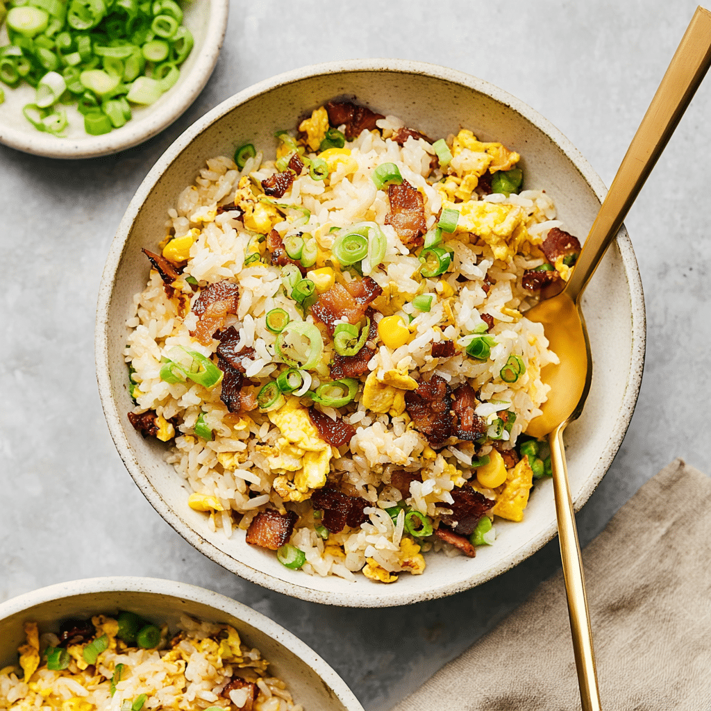 Breakfast Fried Rice Recipe - Recipe Image