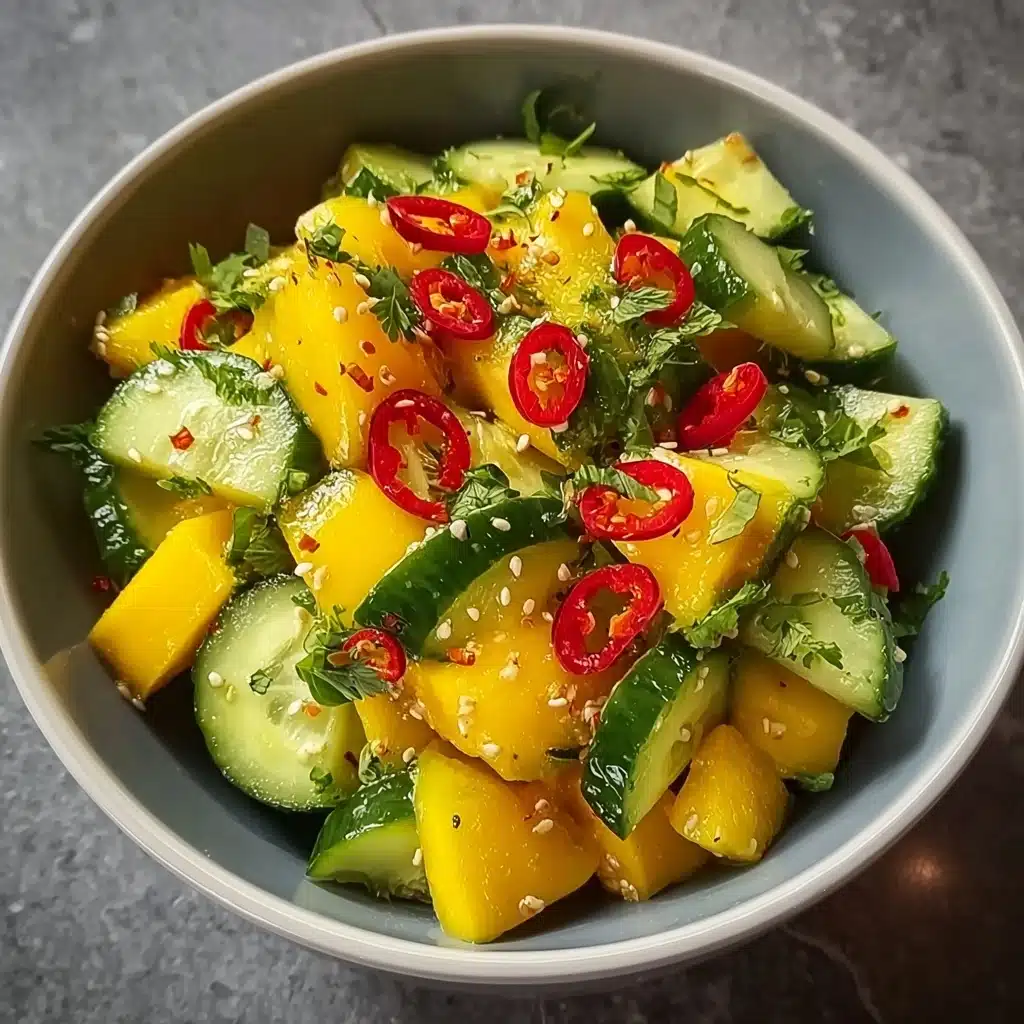 Thai Mango Cucumber Salad Recipe