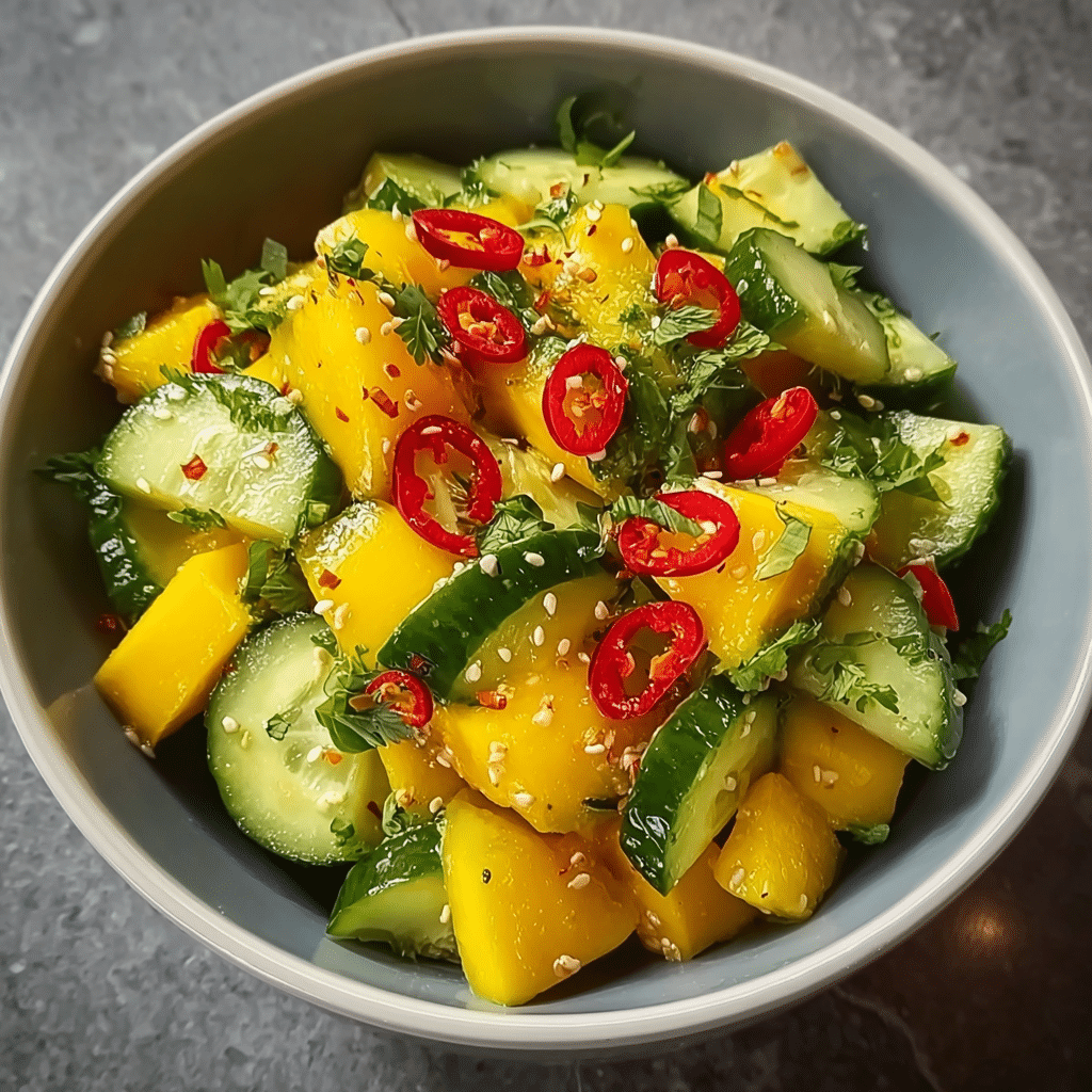 Thai Mango Cucumber Salad Recipe - Recipe Image