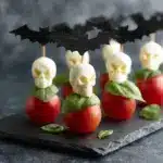 Caprese Skull Skewers Recipe