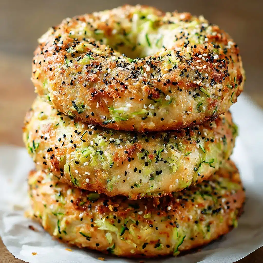 Zucchini Bagels – Low Carb Keto Zucchini Bagel Recipe - Recipe Image