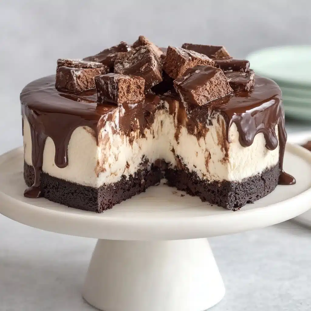 Delicious Brownie Ice Cream Cake Recipe - Recipe Image