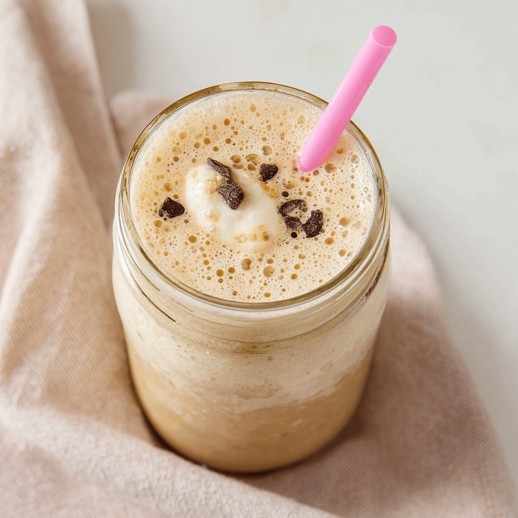 Homemade Dairy Free Salted Caramel Protein Shake Recipe - Recipe Image