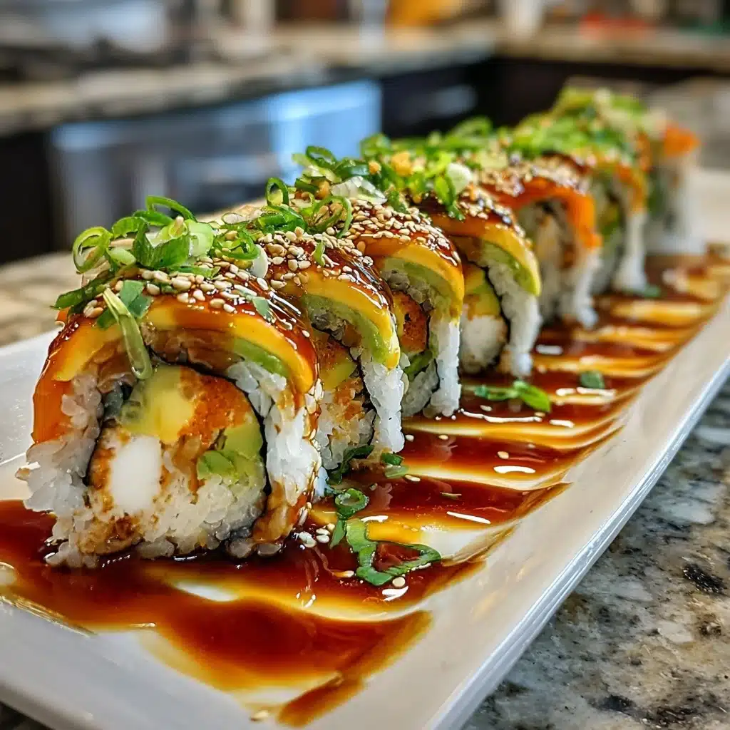 Homemade Dragon Rolls Recipe - Recipe Image