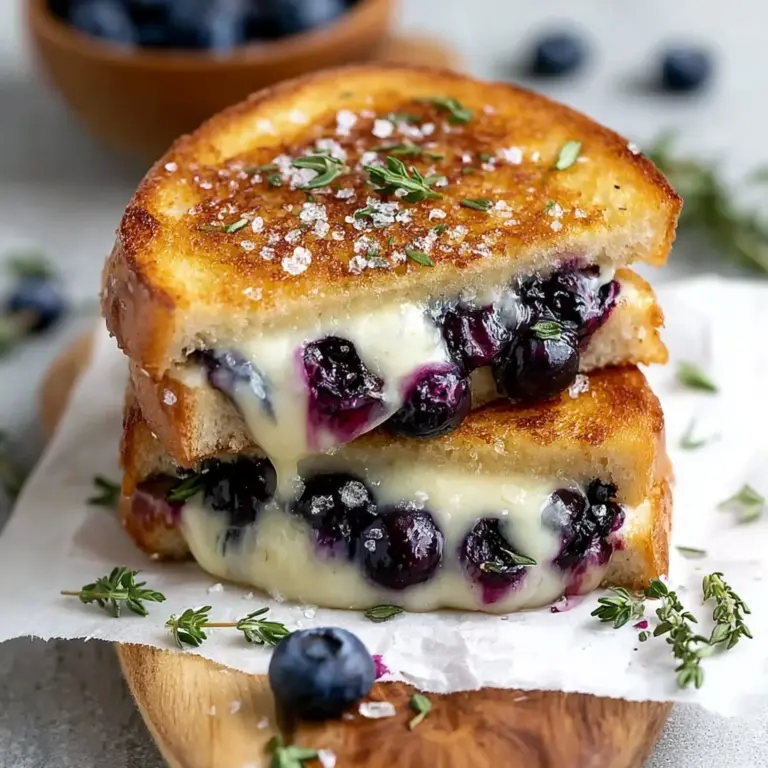 Crispy Blueberry Grilled Cheese Recipe