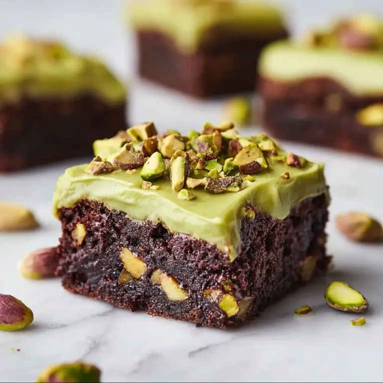 Pistachio Brownies Recipe