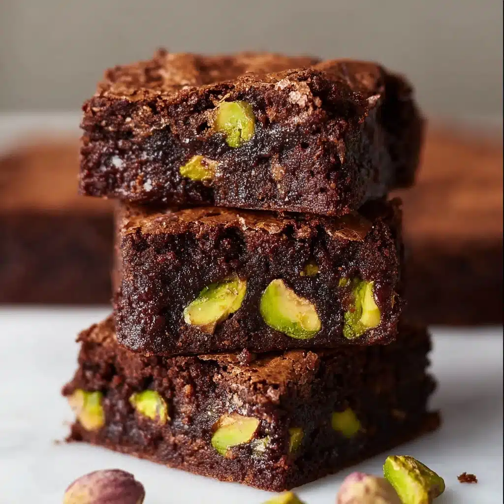 Pistachio Brownies Recipe - Recipe Image