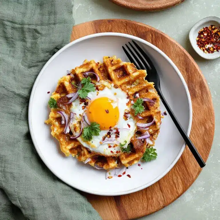 Cheesy Hash Brown Waffles Recipe