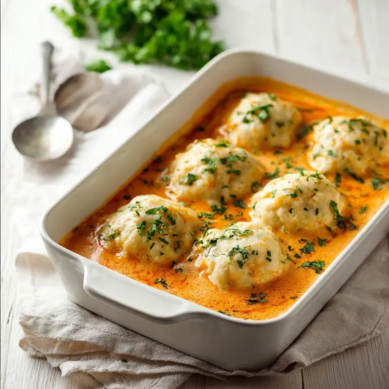Best Tomato Soup with Cheddar Bay Dumplings Recipe