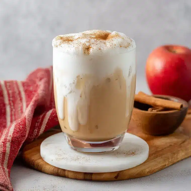 Iced Apple Crisp Cream Chai Recipe
