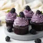 Chocolate Cupcakes with Blackberry Buttercream Recipe