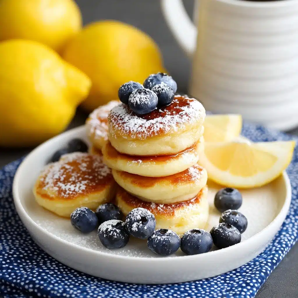 Lemon Blueberry Pancake Poppers Recipe