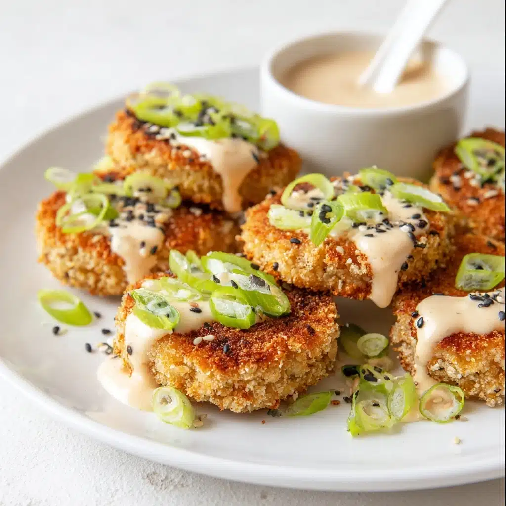 Asian-style Tuna Cakes with Spicy Mayo Recipe - Recipe Image