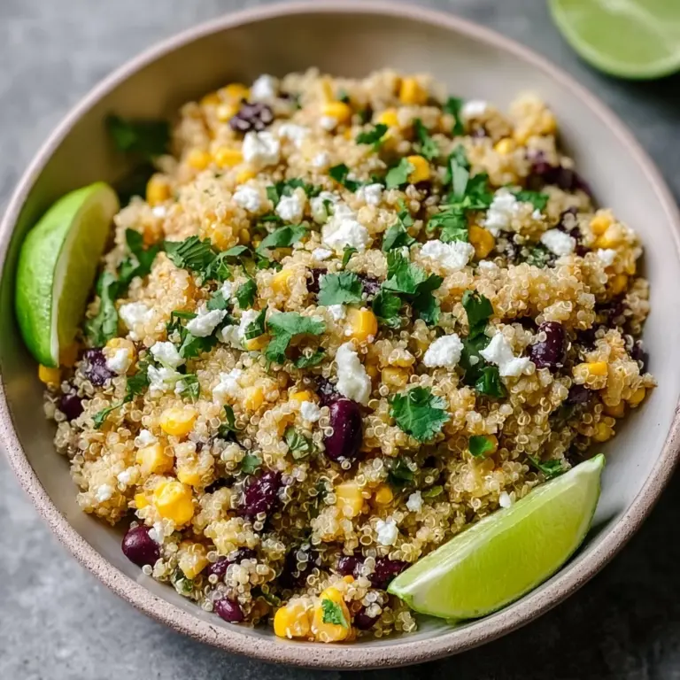 Mexican Street Corn Quinoa Salad Recipe