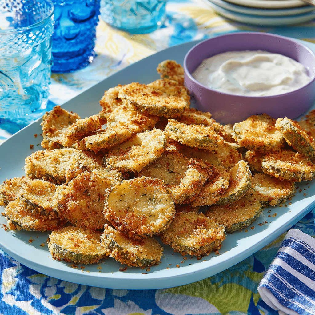 Air Fryer Fried Pickles Recipe - Recipe Image
