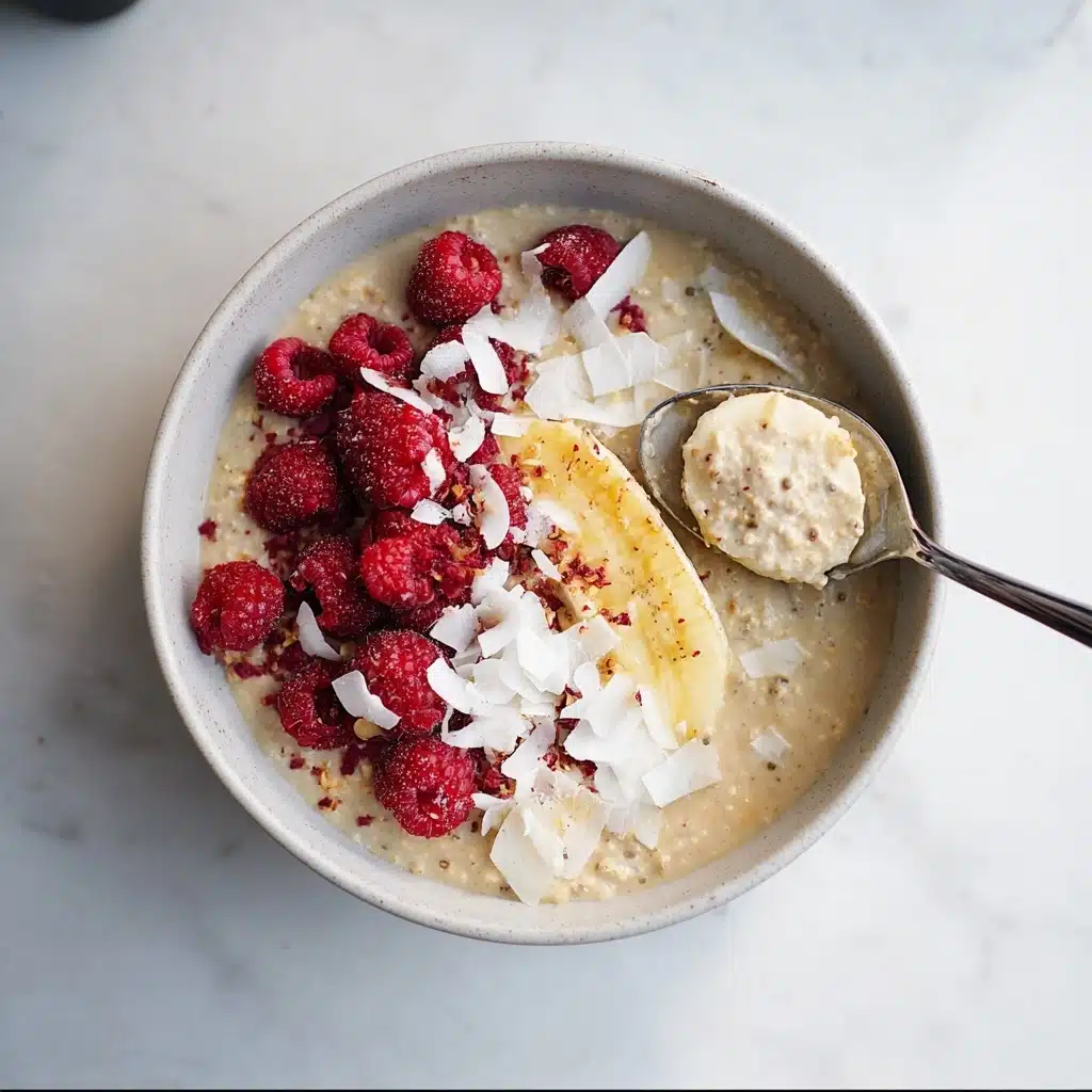 RASPBERRY COCONUT OVERNIGHT OATS Recipe - Recipe Image