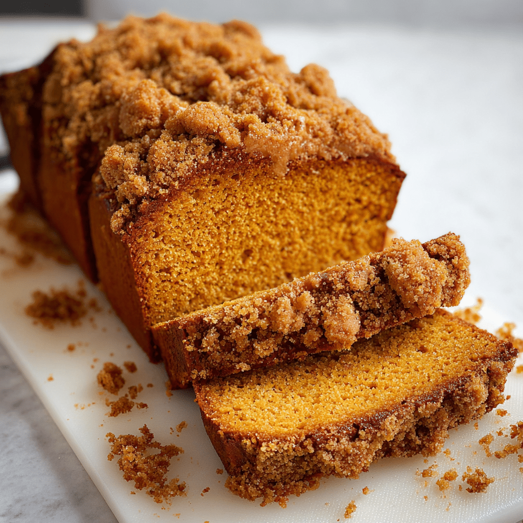 Easy Streusel Pumpkin Bread Recipe - Recipe Image