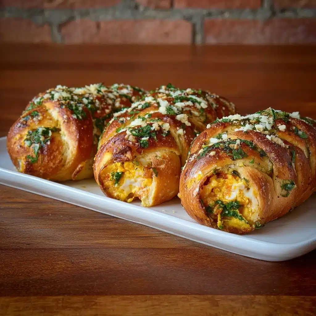 Mozzarella Stuffed Rosemary Parmesan Soft Pretzels Recipe - Recipe Image