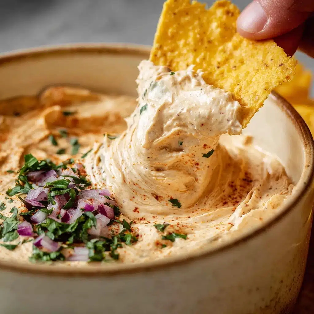 Viral TikTok Cottage Cheese Queso Dip Recipe - Recipe Image
