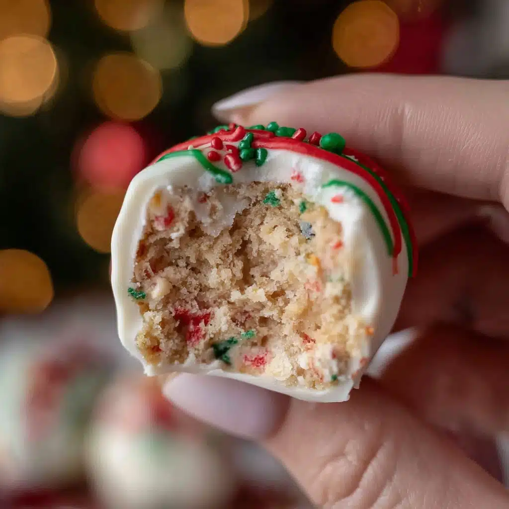 Christmas Tree Cake Truffles with Little Debbies cakes Recipe - Recipe Image