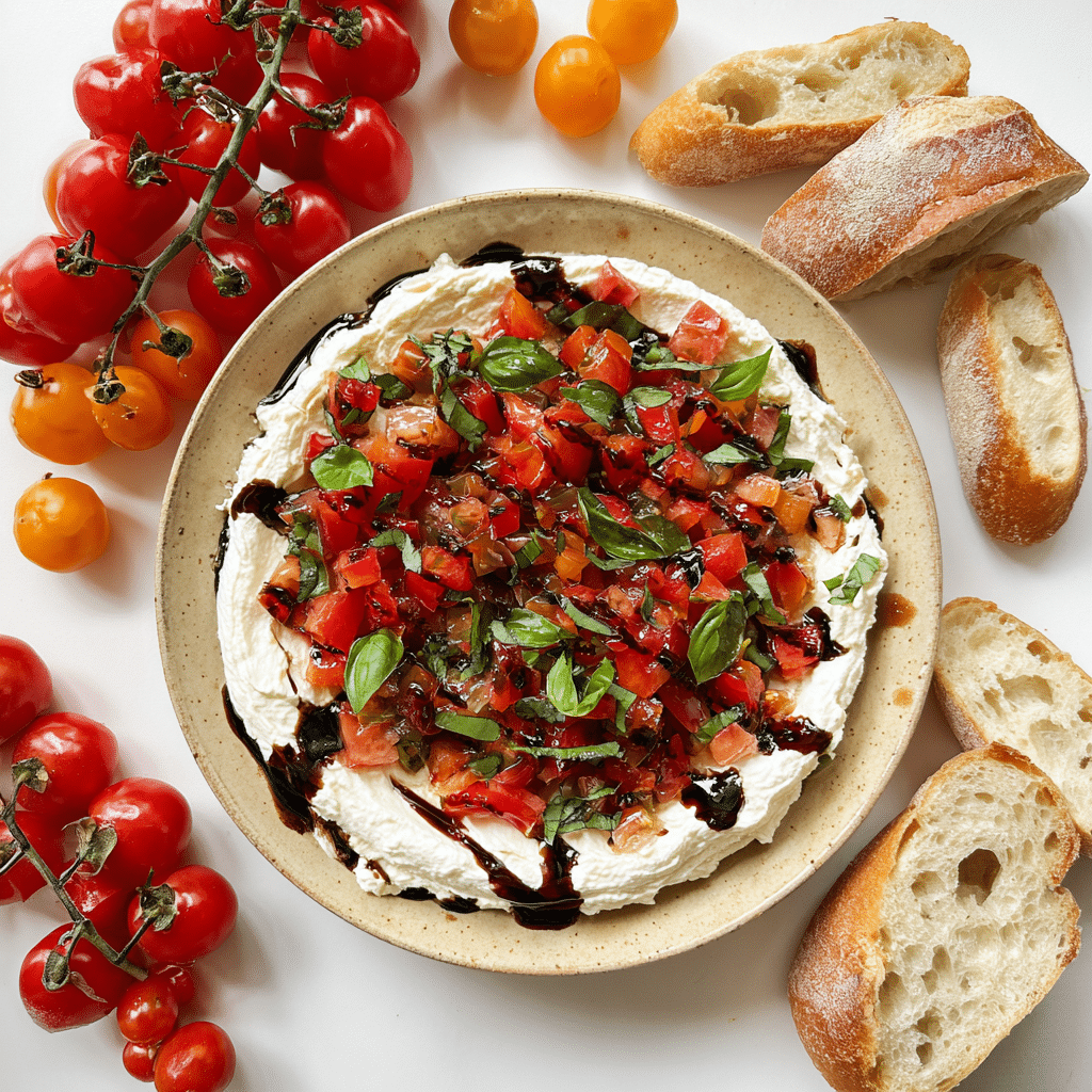 5-Minute Bruschetta Dip Recipe - Recipe Image