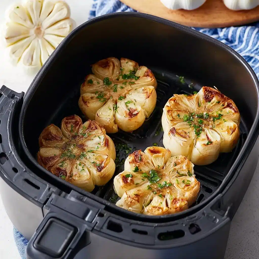 Air Fryer Roasted Garlic Recipe - Recipe Image