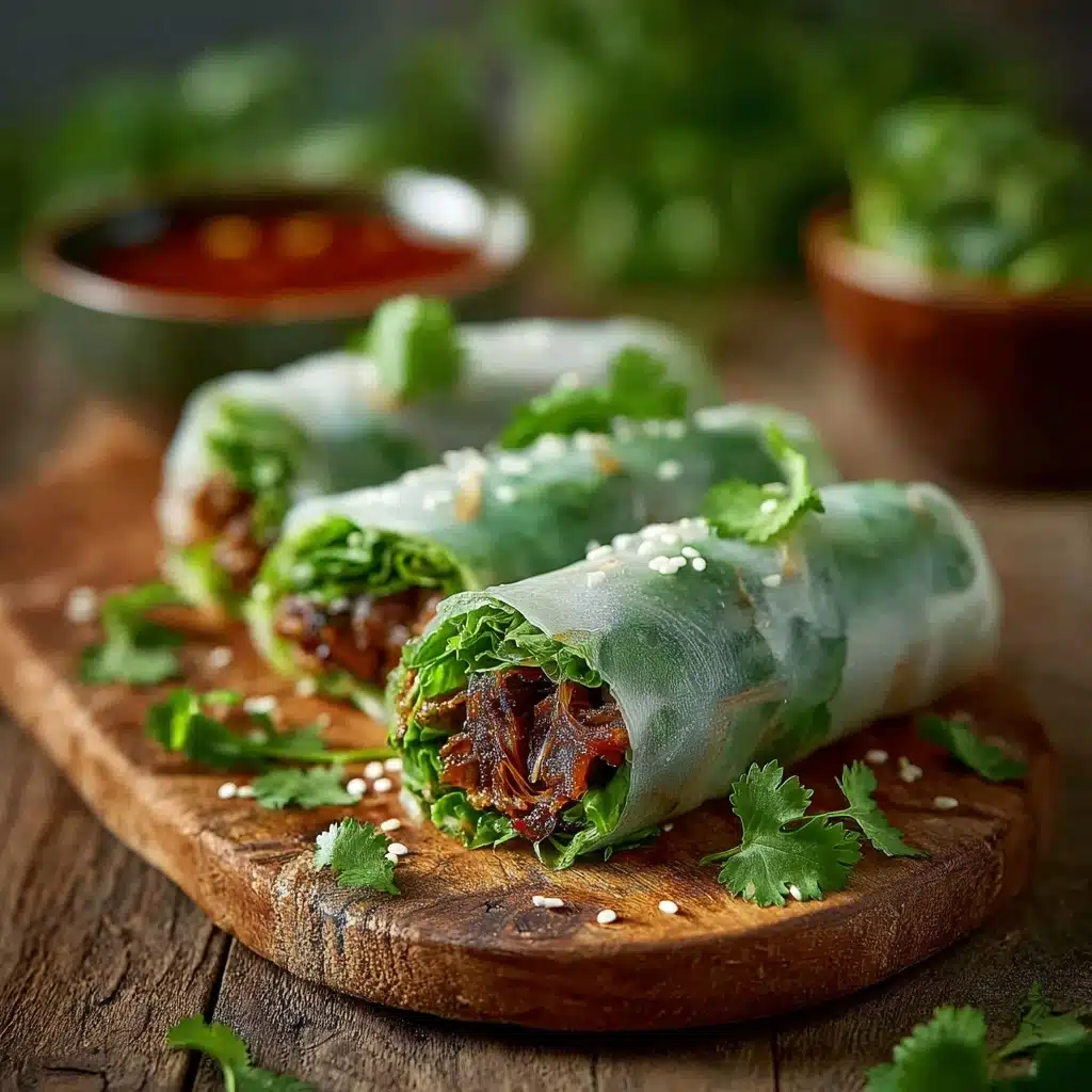 20 Minute Thai Basil Beef Rolls Recipe