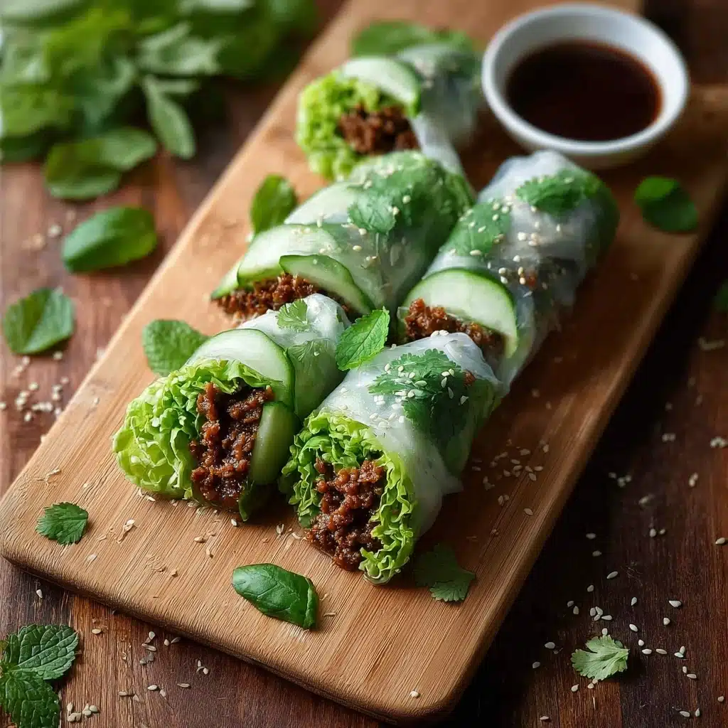 20 Minute Thai Basil Beef Rolls Recipe - Recipe Image