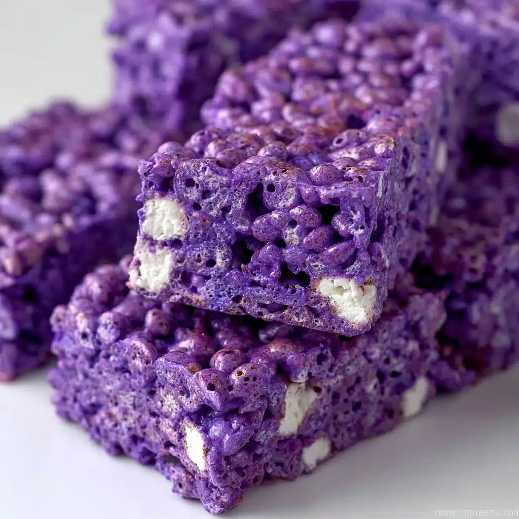 Ube Rice Krispies Recipe - Recipe Image