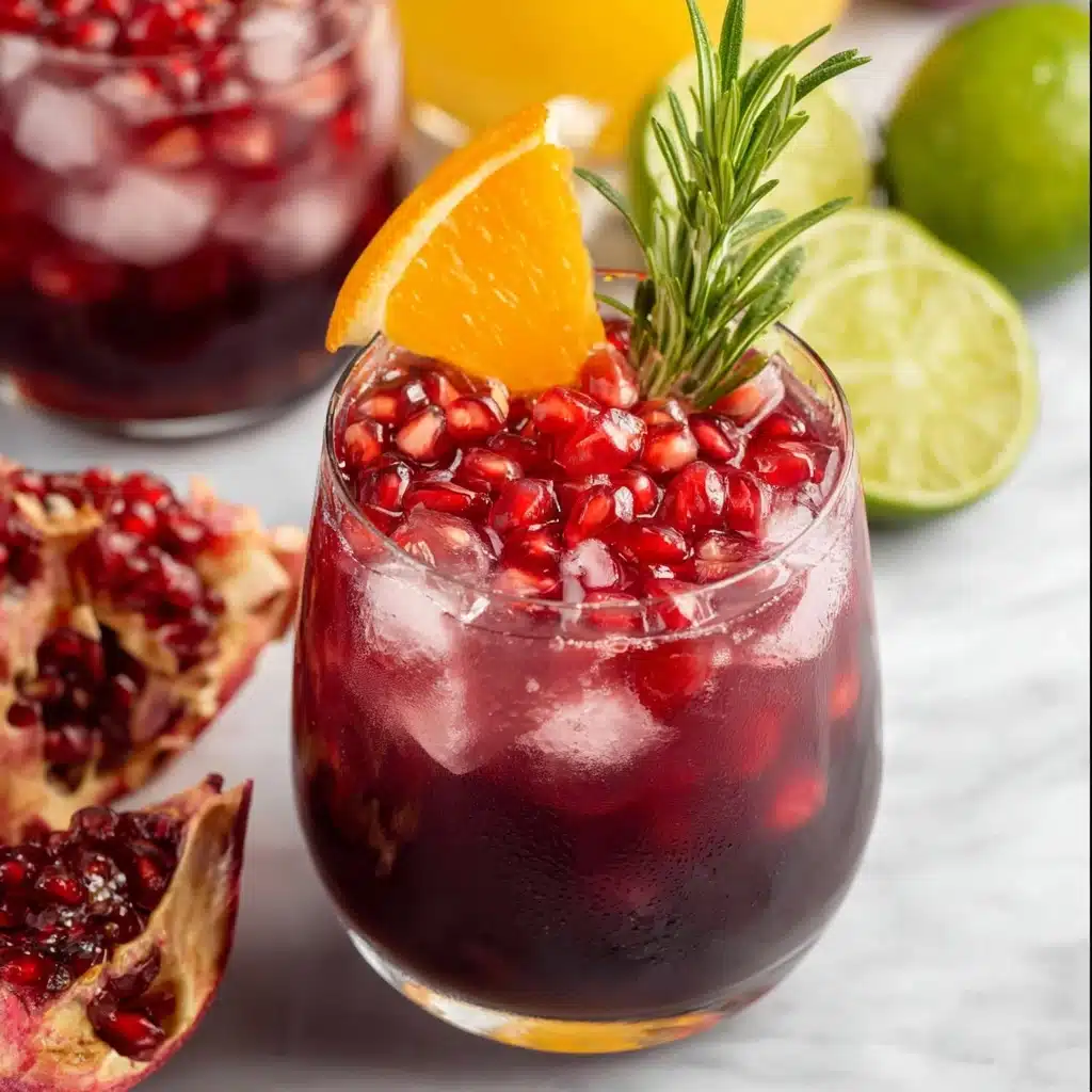 Easy Sparkling Pomegranate Mocktails Recipe - Recipe Image