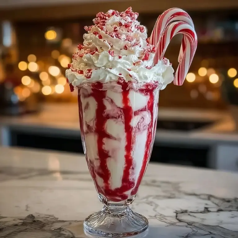 Festive Peppermint Christmas Float Recipe